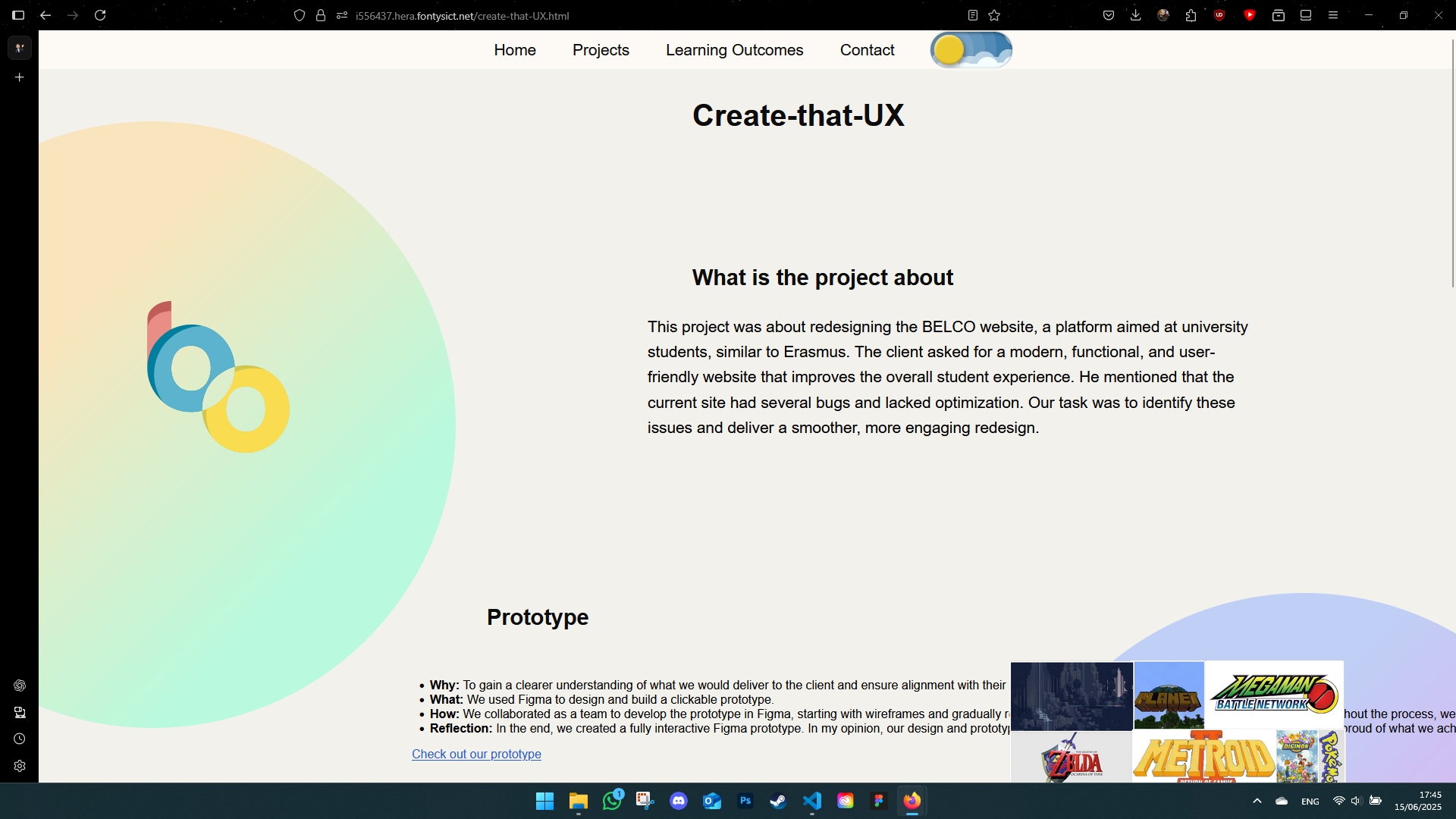 Old Portfolio Screenshot 4